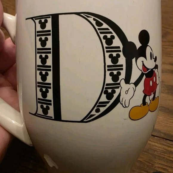 Disney Mickey Mouse White and Black Mug - Picture 2 of 3
